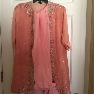 Girls limelight dressy gown style trouser suite